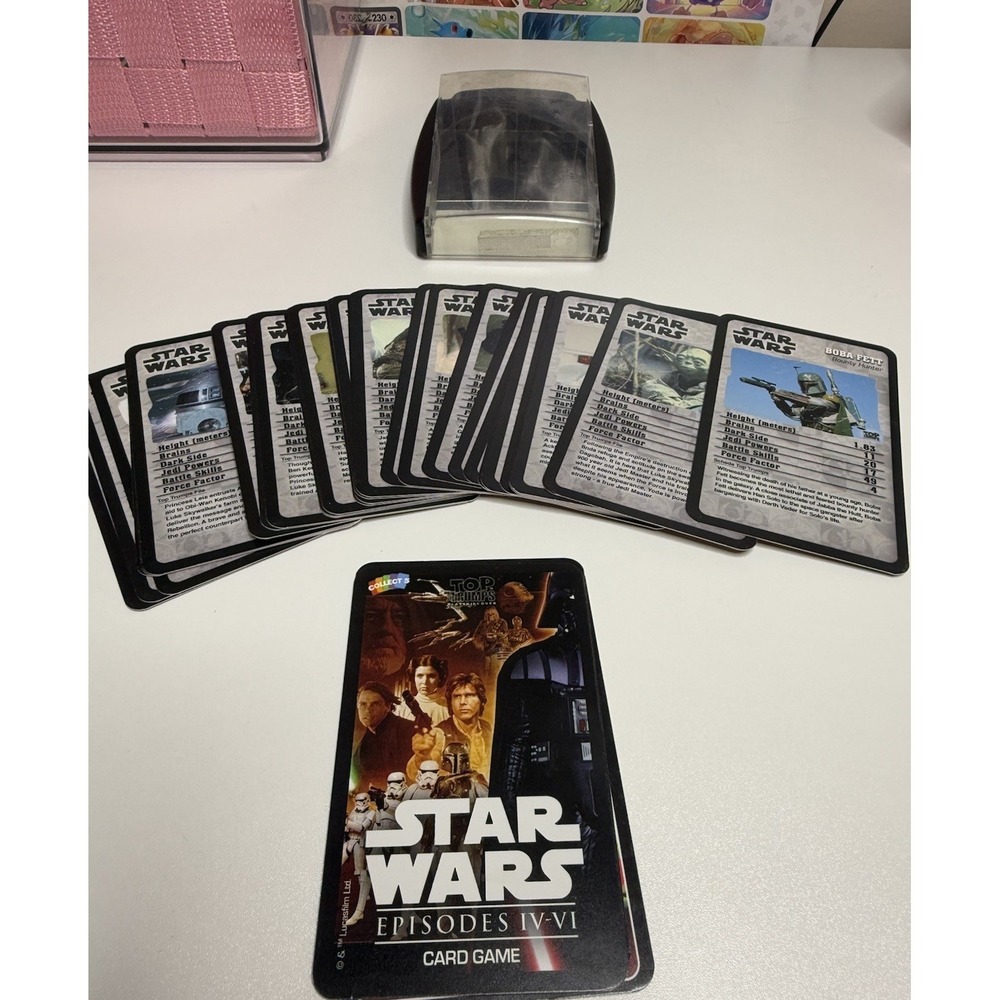 Star Wars Episodes IV–VI Card Game Lot Vintage 1990s Top Trumps‎ Style